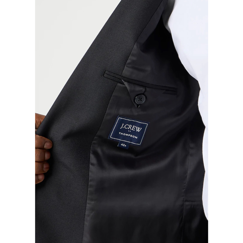 NWT J. Crew Slim-fit Thompson worsted wool suit jacket in 34 Slim/XS - Picture 2 of 10